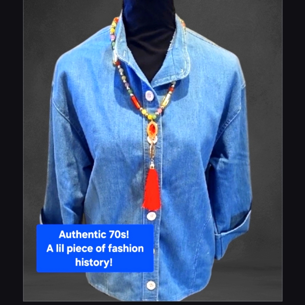 Vintage 1970s Denim Shirt/Jacket